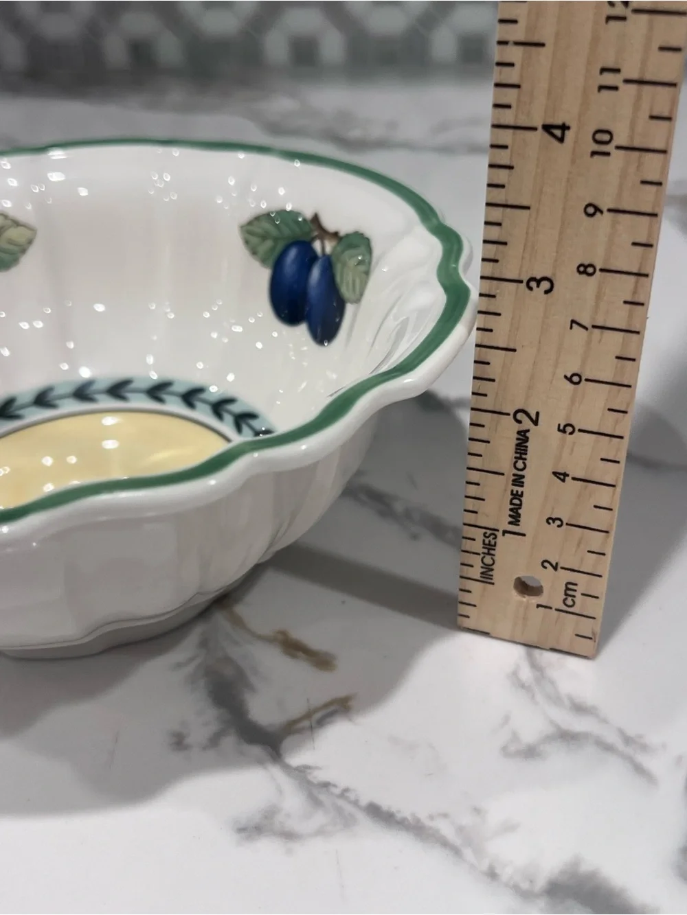 2 Villeroy & Boch Lot of 2 French Garden Fleurence Salad Cereal Bowls 7 1/4